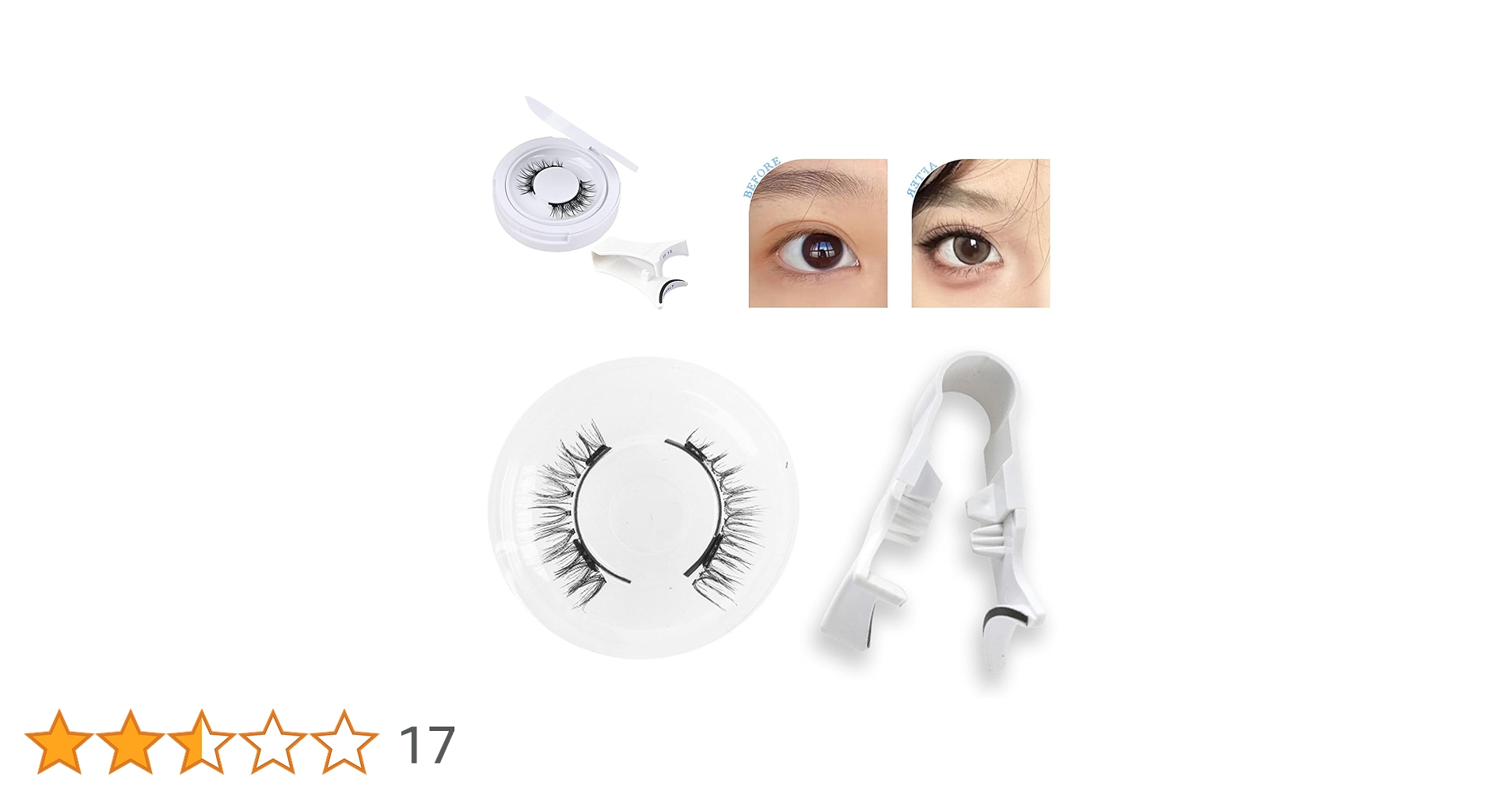 Amazon | XiaoJingLong ®マグネット式 つけまつげ 磁石 磁気 つけ